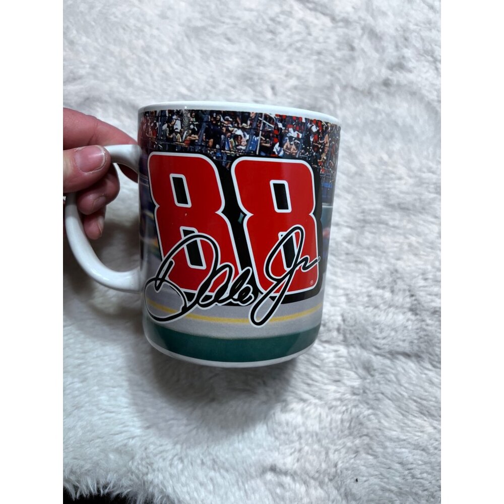 Dale Earnhardt Jr 88 ceramic  multicolored mug